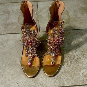 Cute Rhinestone Heels